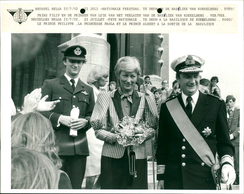 1982 PRINCE PAOLA ALBERT - Vintage Photograph