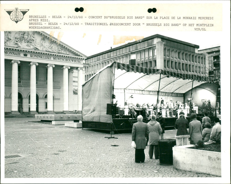 Jazz concert in Brussels - 1980 - Vintage Photograph
