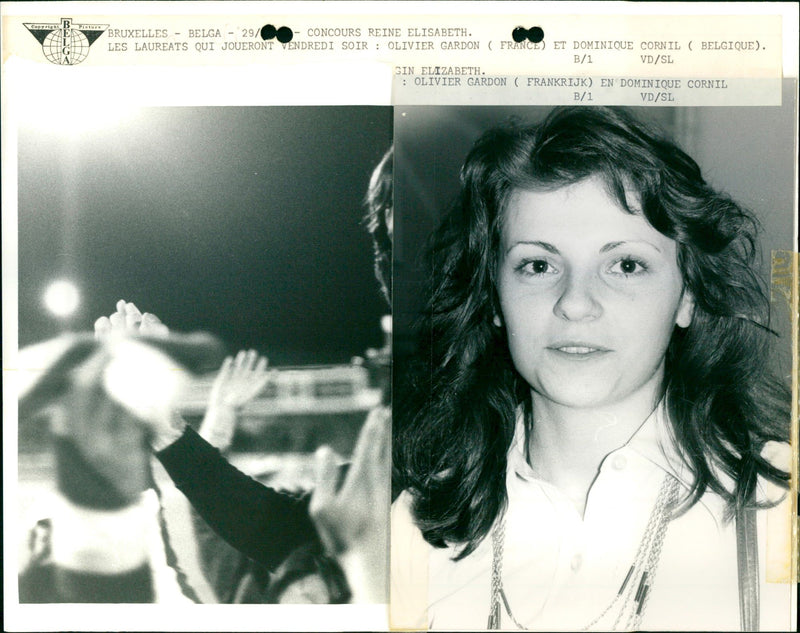 FABIOLA CONCERT FRANCE ELIZABETH - Vintage Photograph
