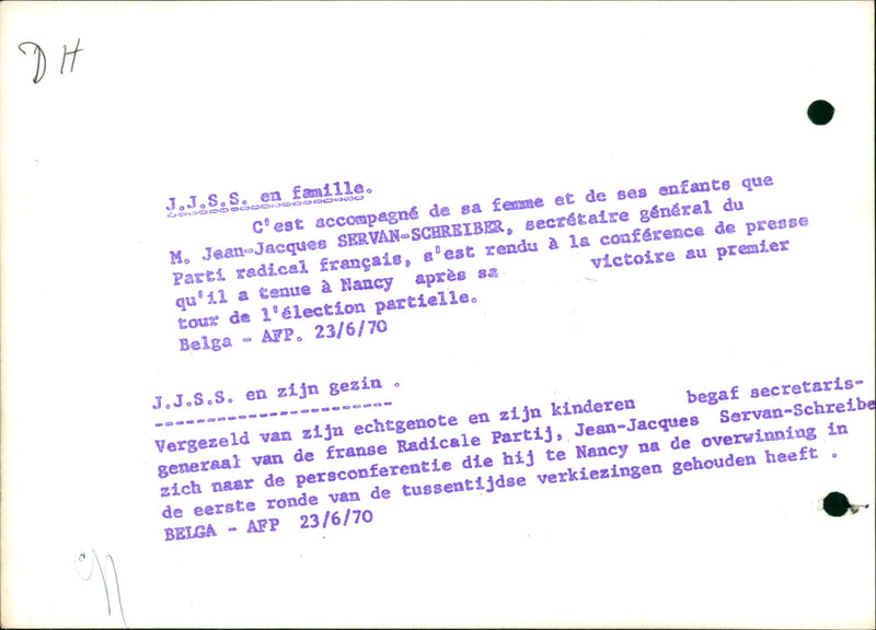 1970 ZREPUBLIQUE FRANCAISE POSTES COON MMMM PARIS TENUE GEZIA SCHREIBER WENT JEAN - Vintage Photograph