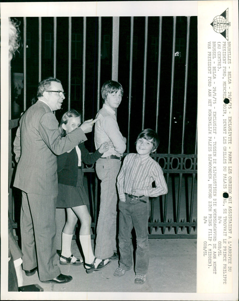 FABIOLA PRESIDENT CONCERT PRINCE - Vintage Photograph