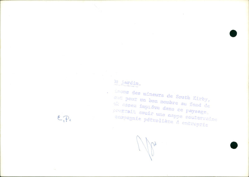 Miners of South Kirby - Vintage Photograph