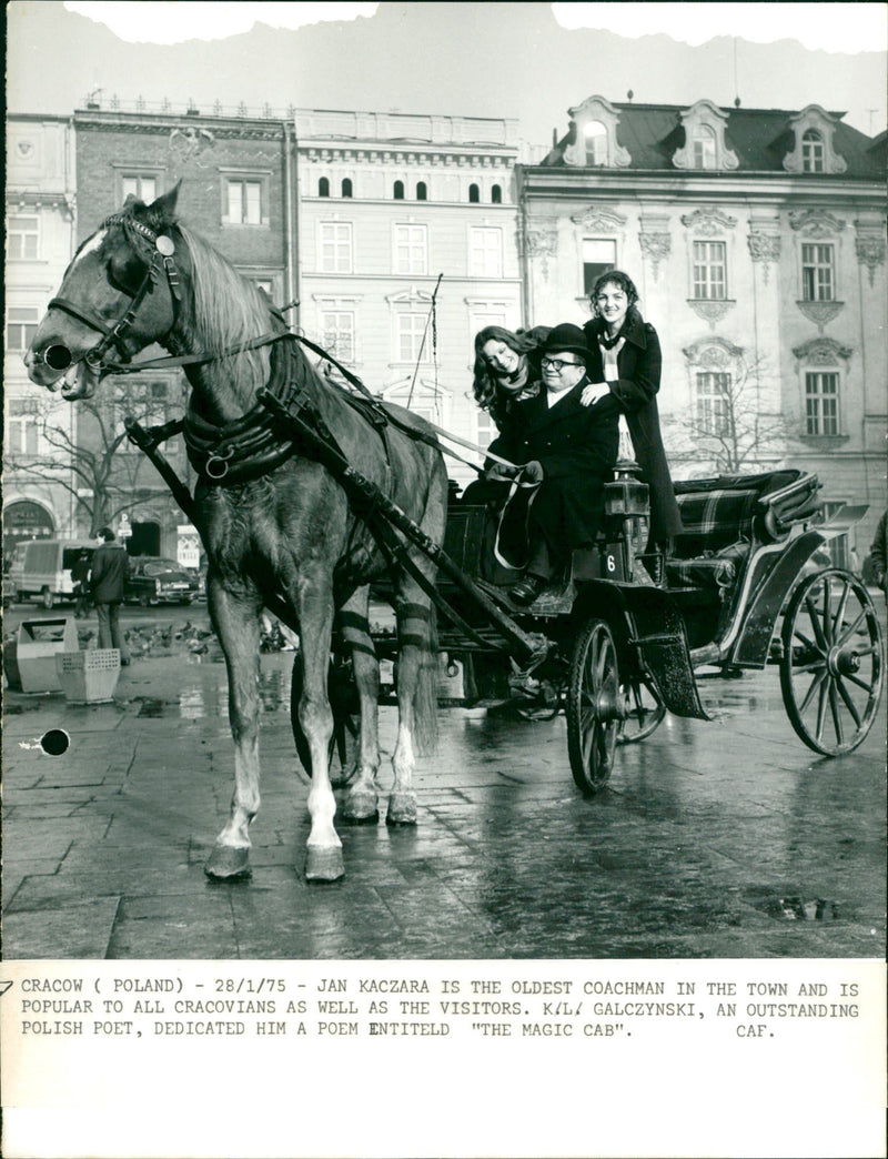 1975 JANVIER NOVO COMMEZARATED SNOW KACZAM MAGIC NITTED WEB COA WELL POET POPULAR - Vintage Photograph