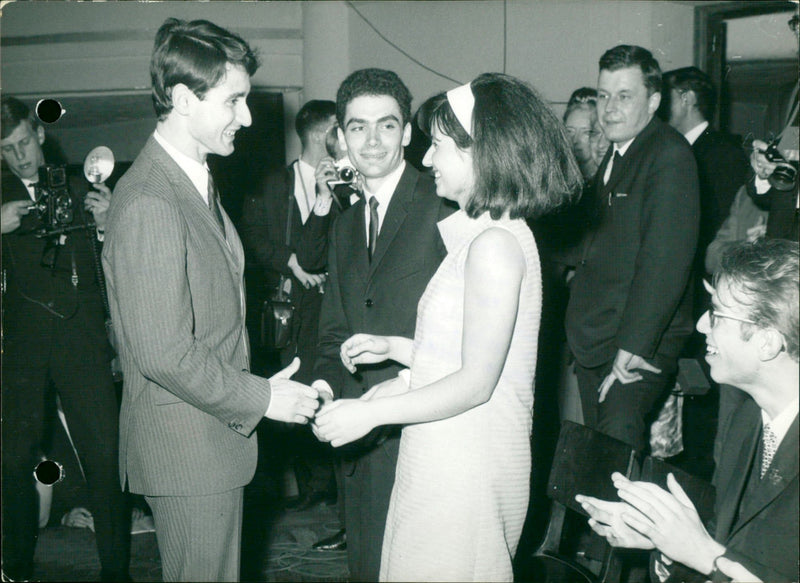 Final of the Queen Elisabeth Music Competition. - Vintage Photograph