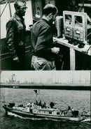 Researchers on the Ijzer - Vintage Photograph