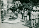Turkish military pays tribute to the Unknown Soldier - Vintage Photograph