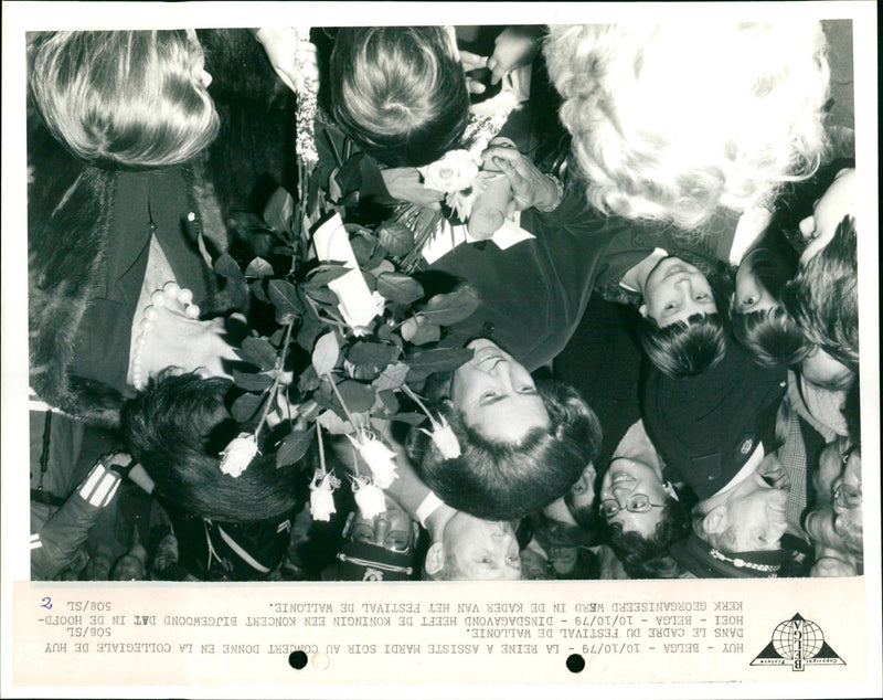 1979 FESTIVAL CONCERT BELGIUM - Vintage Photograph