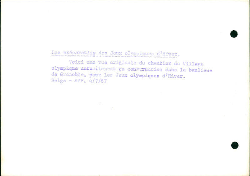 ACTIVITY CONCERTION GRENOBLE LES CHANTIER BENLIEUE VOICI OLYMPIQUE BALGA - Vintage Photograph