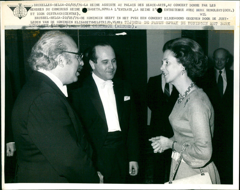 CONCERT BELGIUM - Vintage Photograph