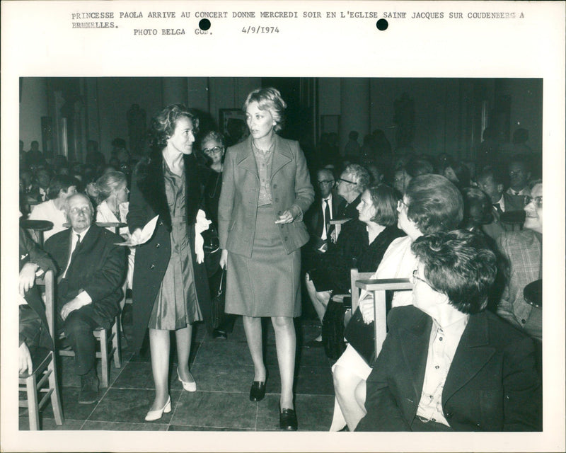 1974 SEPTEMBRE CONCERT PAOLA - Vintage Photograph
