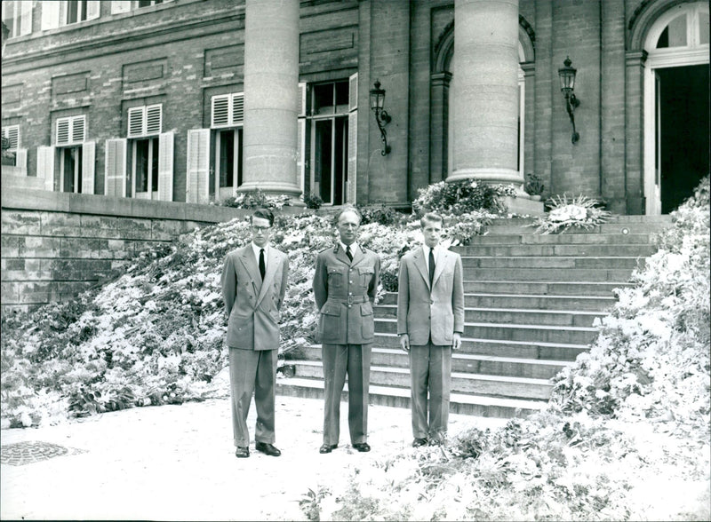 1950 BAUDOUIN ALBERT LEO ROI POLD - Vintage Photograph