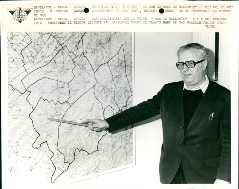 HAVELANGE /4/80 - POUR ILLUSTRER LA SERIE " DU GAZ NATUREL EN WALLONI - Vintage Photograph