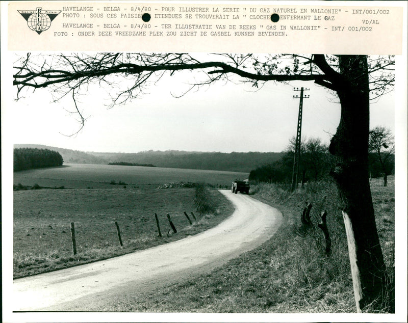 HAVELANGE /4/80 - POUR ILLUSTRER LA SERIE " DU GAZ NATUREL EN WALLONI - Vintage Photograph