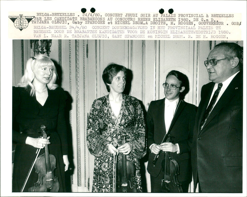 1980 AVRIL CONCERT - Vintage Photograph