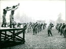 Gymnastics in the army - Vintage Photograph