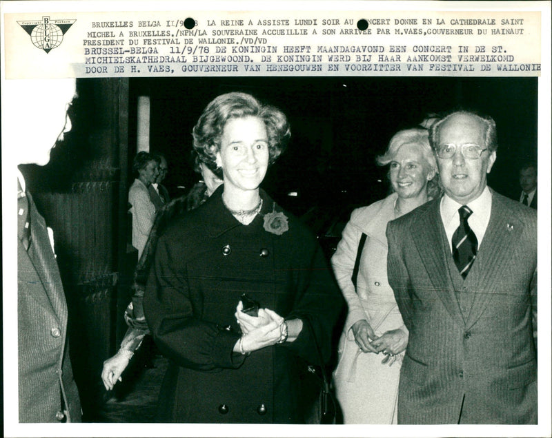 1978 SEPTEMBRE FESTIVAL PRESIDENT CONCERT - Vintage Photograph
