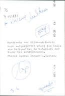 HIGH UPRIGHT STAR BETRAND NEY NATURE PARK SAUER - Vintage Photograph