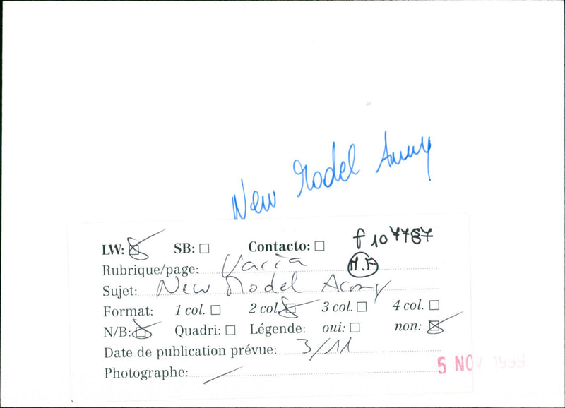 1959 GRAND DUCHE LUXEMBOURG MINISTERE FINANCES CONCERNING DRAFT EST MODEL - Vintage Photograph