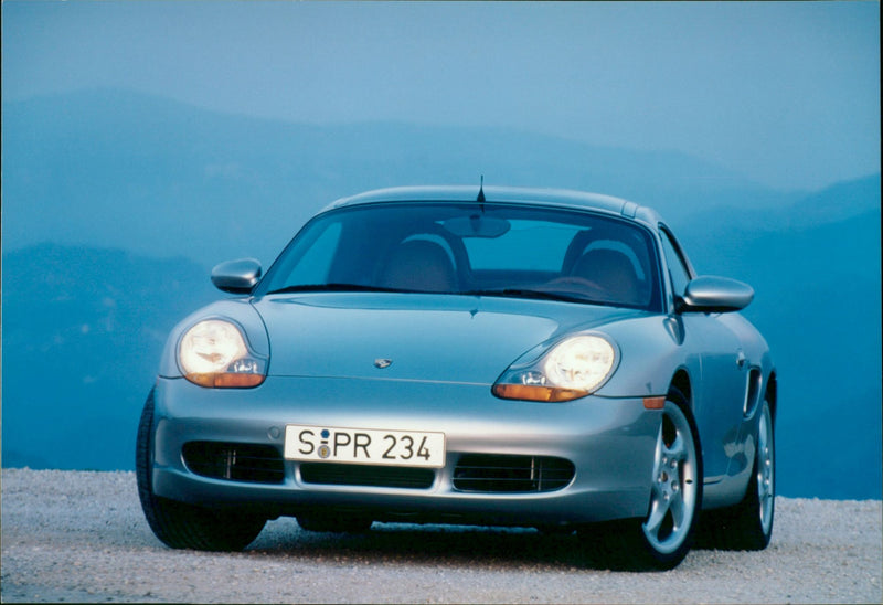 PORSCHE BOXSTER MODEL ENGINE CAPACITY POWER CYLIN BOXER MOTOR - Vintage Photograph