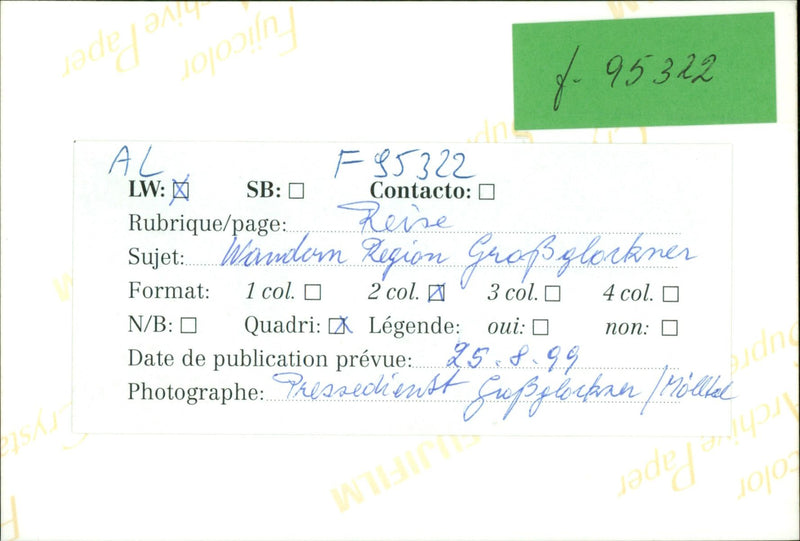 1999 GRAND DUCHE LUXEMBOURG MINISTERE FINANCES CONCERNING DRAFT ESTATES REV MODEL - Vintage Photograph