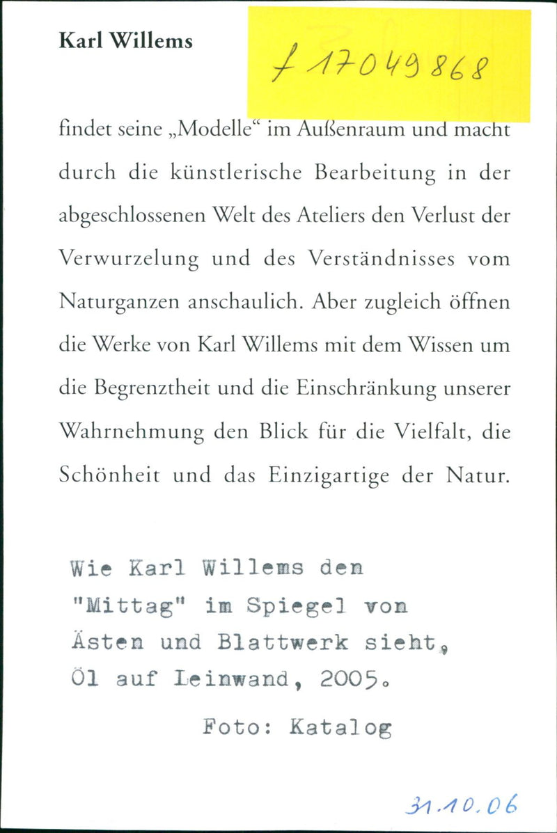 KARL WILLEMS FIND HIS MODELS OPEN AIR AND MAKES CLEAR THROUGH - Vintage Photograph