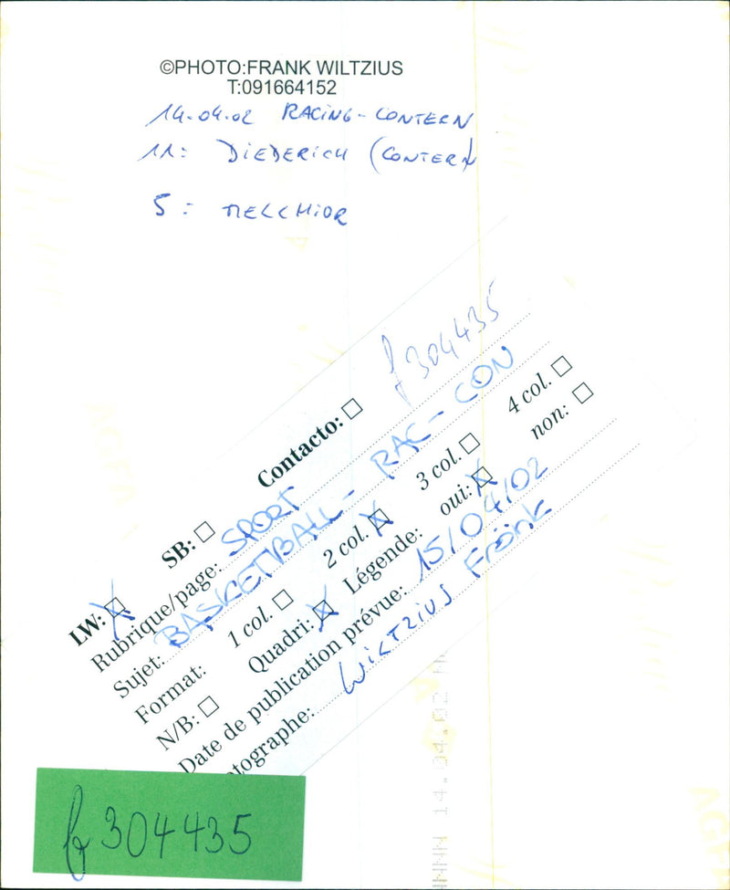 MAASVLAKTE OLIE TERMINAL CONTERN PAGE LEGEND RAC YES BASLOTBA CONCERT RACING - Vintage Photograph