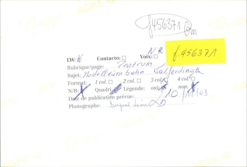 BIQUEL LEONE MODEL TITEN WALLERDINGEN - Vintage Photograph