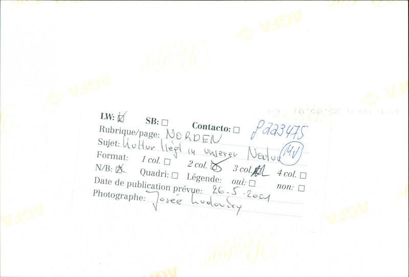 UULTUR LIES OUR NATURE JOSEE HUOLO DEY PUBLISHED BOOK PUBLISHE - Vintage Photograph