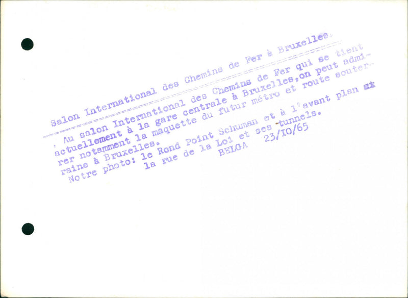 CENTRAL STATION MODEL RAINE ROAD SCHUMAN CURRENTLY OUR INTERNATIONAL - Vintage Photograph