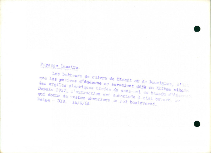 1957 USED XII WASTES DIS SKY COPPER GIVES CENTURY LANDSCAPE SINCE PLASTIC POTTE - Vintage Photograph