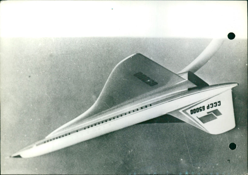 SUPERSONIC MODEL XUSSE DASS OUR RIVAL ZUSSE FOUR PUPOLEV MAXIMUM PREMIERE - Vintage Photograph