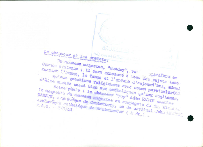 RELIGIOUS MODEL ADA SINGER OUR AJOUSDU DEVOTED YNA SALE MAGAZINE SUBJ - Vintage Photograph