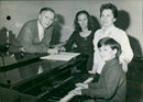 JEREMY MAKE HEPAZIBAH MENTHIA MENUHIN FATHERS PIANIST CONCERTO CONCERT - Vintage Photograph