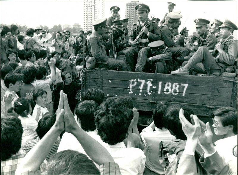 INTERNATIONAL ARMY CHINA - Vintage Photograph