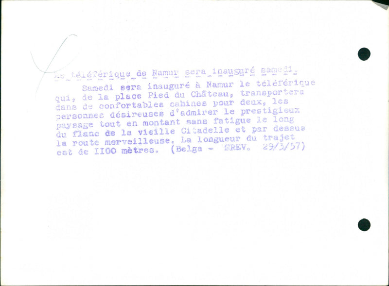 FANC TELEFERIQUE ROAD CAMERA CABINS WITHOUT LANDSCAPE PRESTIGIOUS PEO - Vintage Photograph