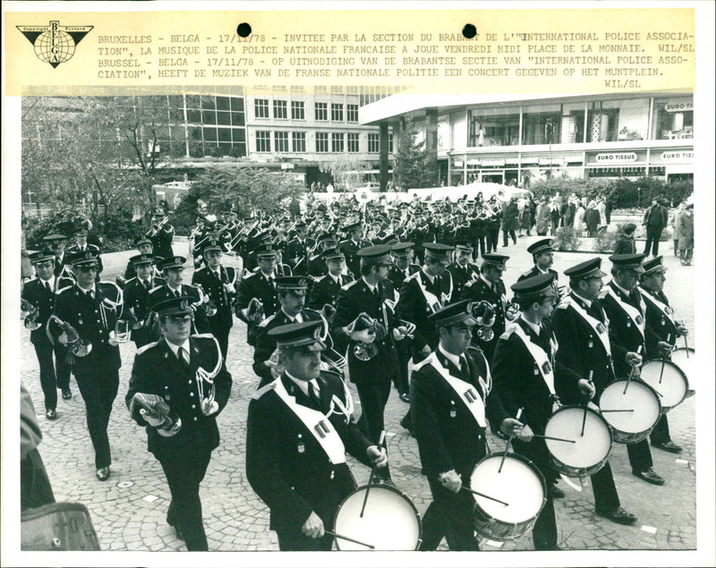 1978 POLICE INTERNATIONAL CONCERT - Vintage Photograph