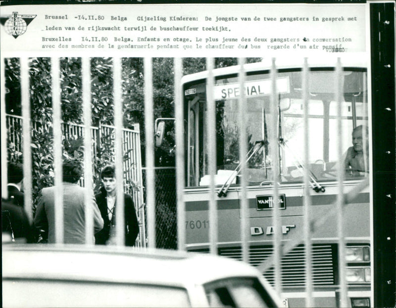1980 YOUNGEST GANGSTERS CONSERSATION MEMBERS GENDA - Vintage Photograph