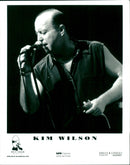 KIM WILSON BLUE COLLAR mulo WWW.BLUEXOLLARMUSIC.COM KJPR Publicity ( 609 ) - Vintage Photograph