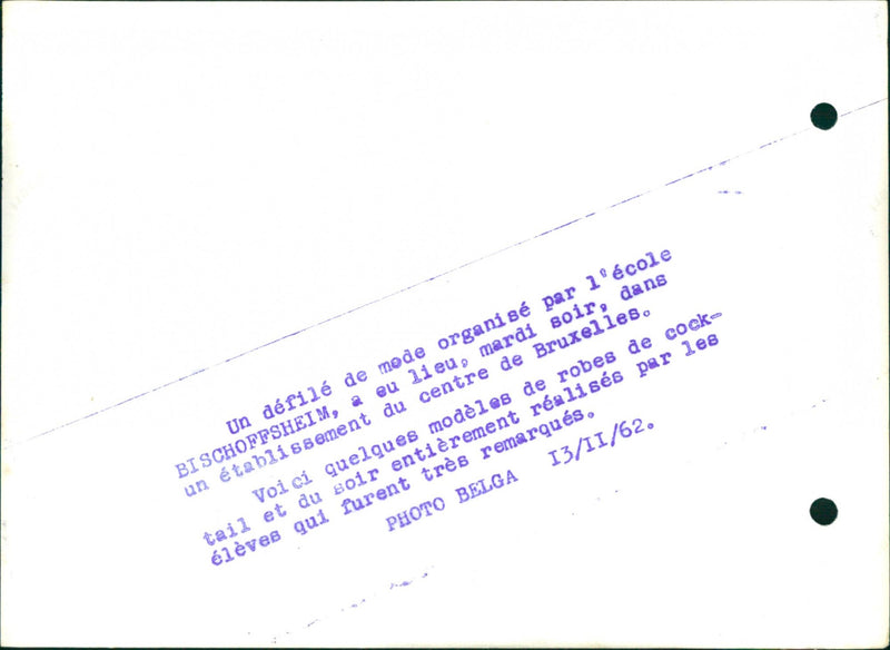 NIGHT DRESSES BRUSSELS MODELS EVENING COCKTAIL ENTIRELY NOTICED ARE ESTABL - Vintage Photograph