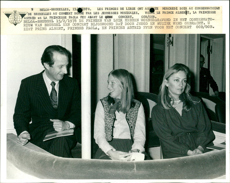 1978 ALBERT PAOLA PRINCE CONCERT - Vintage Photograph