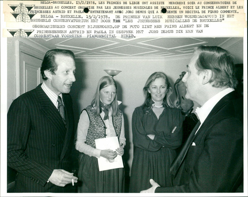 1978 ALBERT PAOLA PRINCE CONCERT - Vintage Photograph