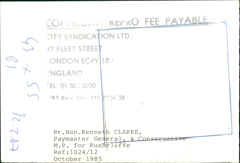 1987 ENGLAND - Vintage Photograph