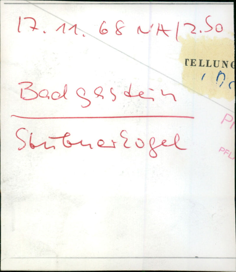 Stubnerkogel Bad Gastein - Vintage Photograph