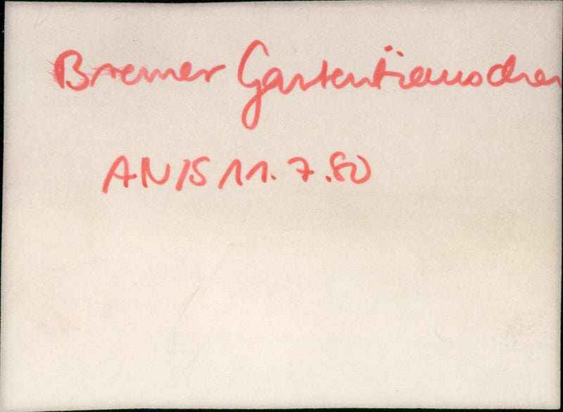 Bremen garden shed - Vintage Photograph