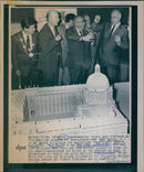 Helmut Kohl, Hans Daniels, Sir Christopher Mallaby and Roy Jenkins - Vintage Photograph