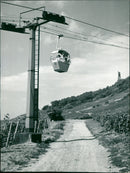 Rüdesheim cabin cable car - Vintage Photograph