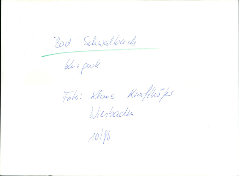 Bad Schwalbach - Vintage Photograph