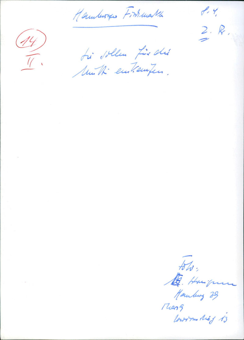 Hamburg - A Film Feuilleton by Peter Kassowitz (1969) - Vintage Photograph