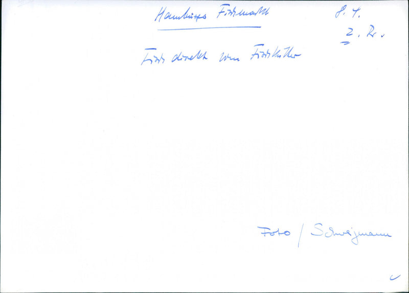 Hamburg - A Film Feuilleton by Peter Kassowitz (1969) - Vintage Photograph