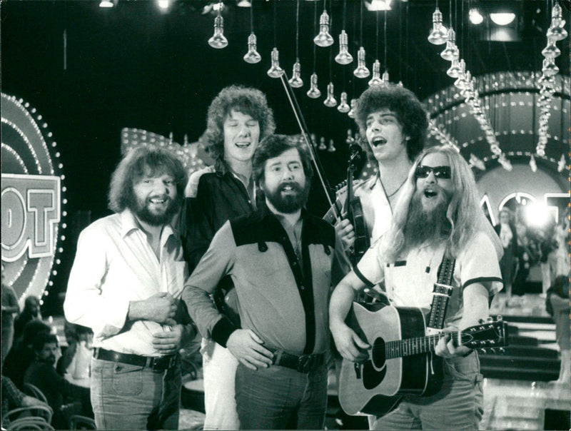 1979 OKKO LONZO AND TIMPE ARD FUN MUSICIANS LEGENDA - Vintage Photograph